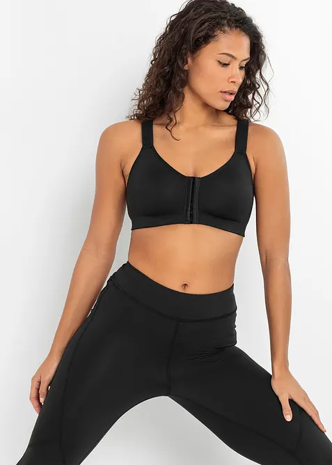 Soutien-gorge de sport agrafage devant, maintien fort, bonprix