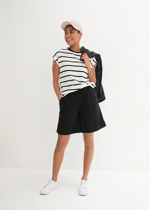 Bermuda aus Leinen-Baumwoll-Mix, bonprix