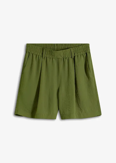 Schlupf-Shorts aus luftigem Crêpe, bonprix