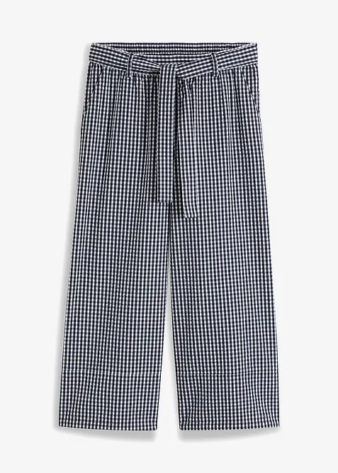 Pantalon &agrave; imprim&eacute; Vichy, bonprix