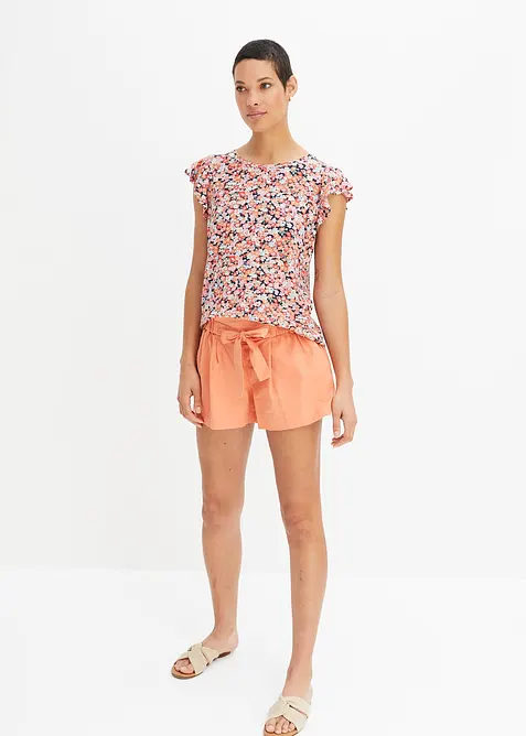 T-shirt &agrave; manches volant&eacute;es, bonprix