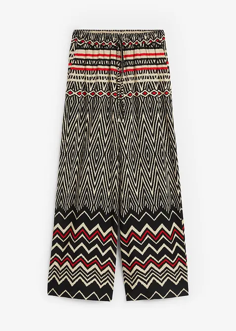 Pantalon large en viscose fluide, bonprix