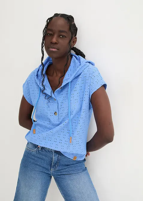 Kapuzen-Henleyshirt, bonprix