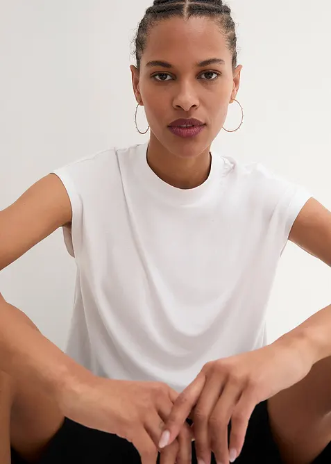 T-Shirt aus softer Viskose, bonprix