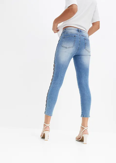 Jean skinny taille mi-haute, extensible, bonprix