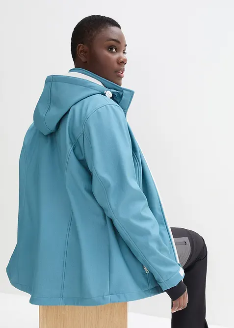 Veste en softshell d&eacute;perlant, bonprix