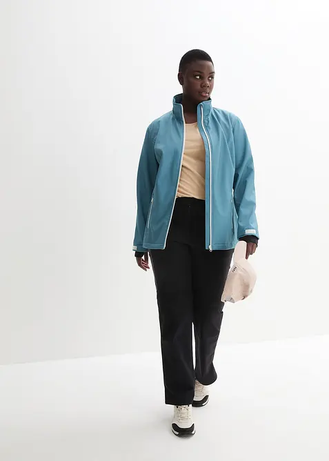 Veste en softshell d&eacute;perlant, bonprix