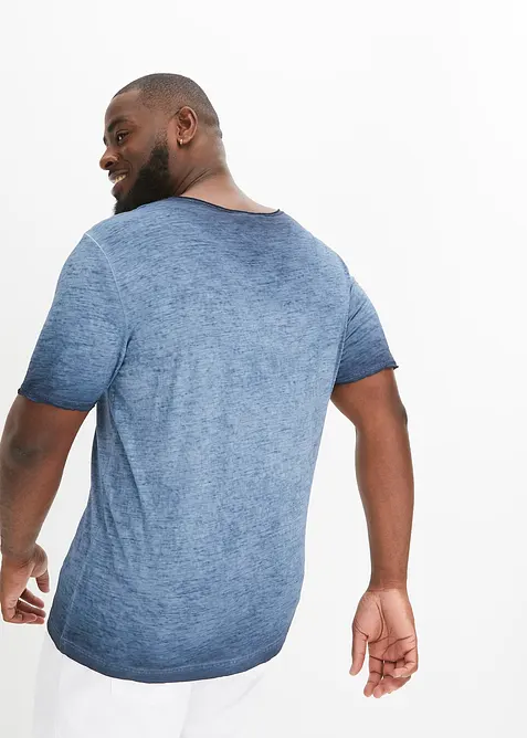 T-shirt 100% coton, aspect d&eacute;lav&eacute;, bonprix