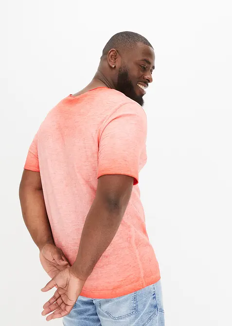 T-shirt 100% coton, aspect délavé, bonprix