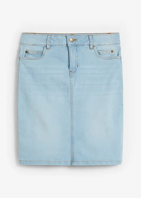 Jupe en jean extensible, bonprix