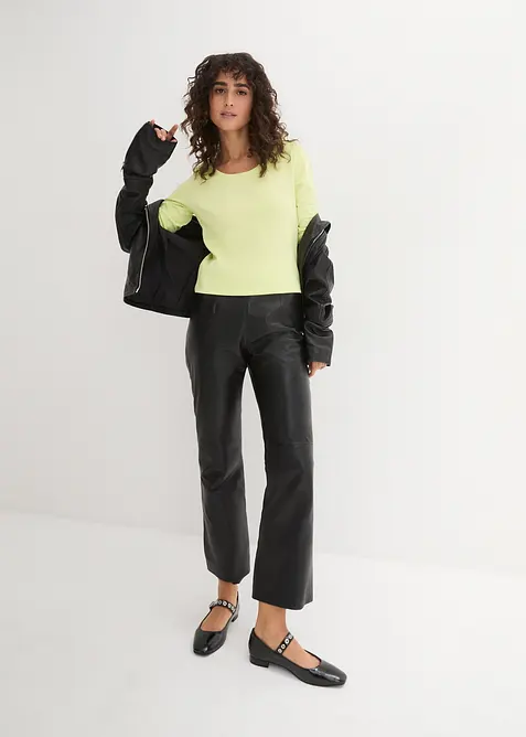 Langarmshirt aus reiner Bio-Baumwolle, bonprix