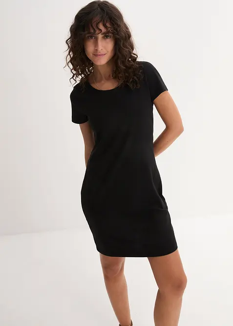Jerseykleid aus Bio-Baumwolle mit Stretch, bonprix