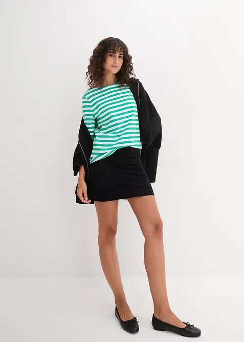 Lot de 2 jupes en jersey coton extensible, bonprix