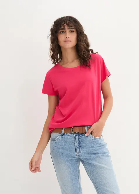 Rundhals-Shirt  (5er-Pack), bonprix