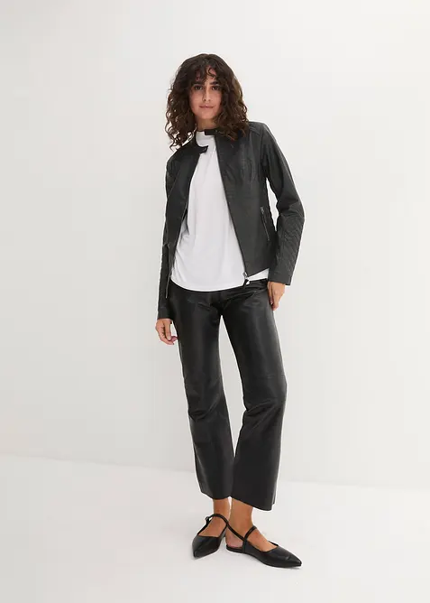 Lederimitat Biker-Jacke, bonprix