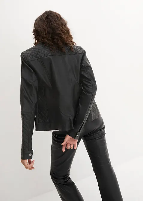 Lederimitat Biker-Jacke, bonprix