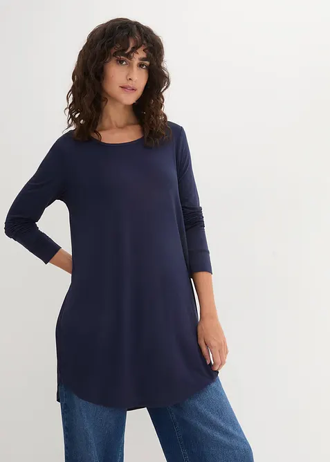 T-shirt viscose long, manches longues, bonprix