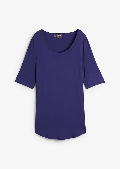 T-shirt long et doux en viscose, bonprix