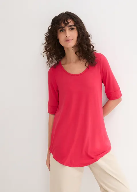 Long-Shirt aus softer Viskose, bonprix