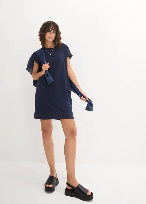 Jerseykleid mit reiner Bio-Baumwolle, bonprix