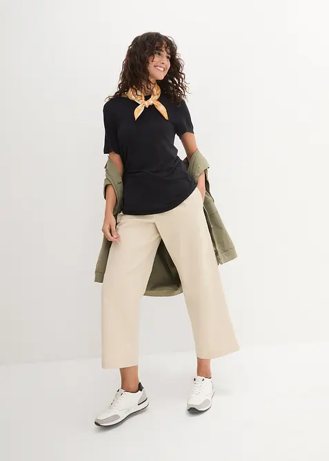 Longshirt aus softer Viskose, bonprix