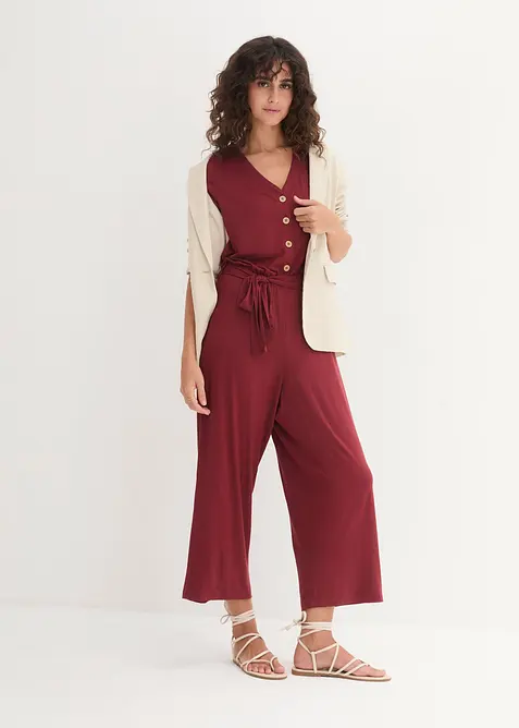 Jersey-Jumpsuit aus Viskose-Mix, bonprix