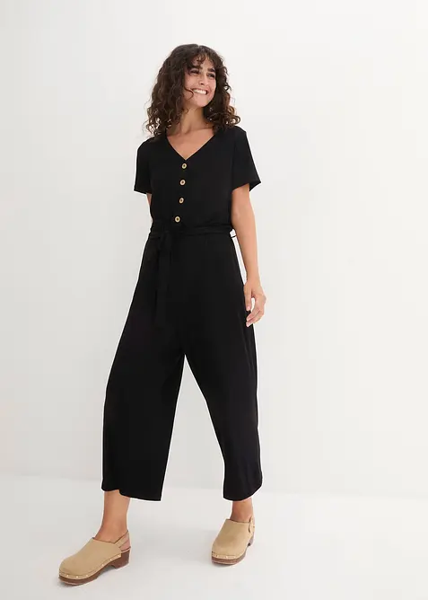 Jersey-Jumpsuit aus Viskose-Mix, bonprix