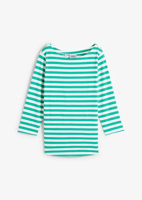 Shirt mit U-Boot-Ausschnitt, bonprix