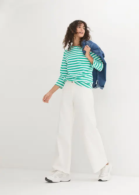 Shirt mit U-Boot-Ausschnitt, bonprix