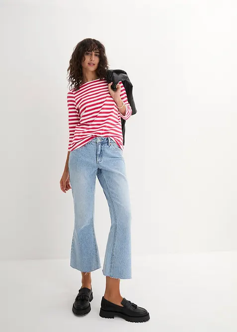 Shirt mit U-Boot-Ausschnitt, bonprix