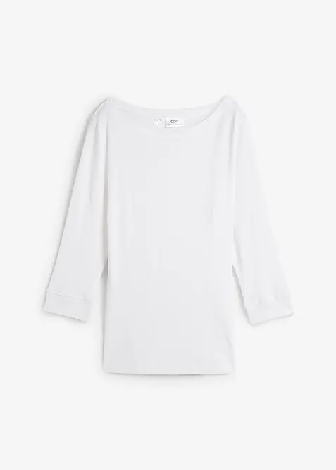 Langarmshirt aus reiner Bio-Baumwolle, bonprix