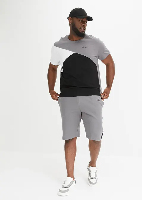 T-shirt et bermuda sweat (ens. 2 pces), bonprix