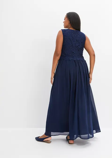 Maxikleid mit Spitze, bonprix
