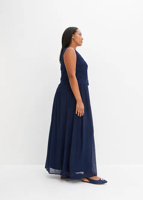 Maxikleid mit Spitze, bonprix
