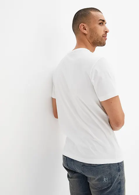 T-Shirt mit V-Ausschnitt (3er Pack), bonprix