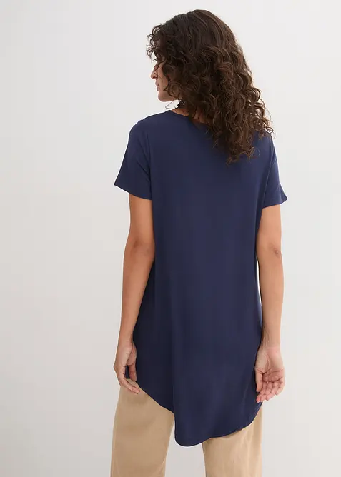 T-shirt long en viscose douce, bonprix