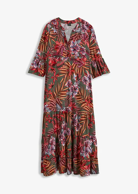 Maxikleid aus fließender Viskose, bonprix