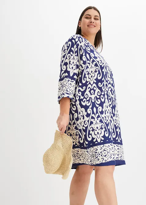 Tunika-Kleid aus fließender Viskose, bonprix