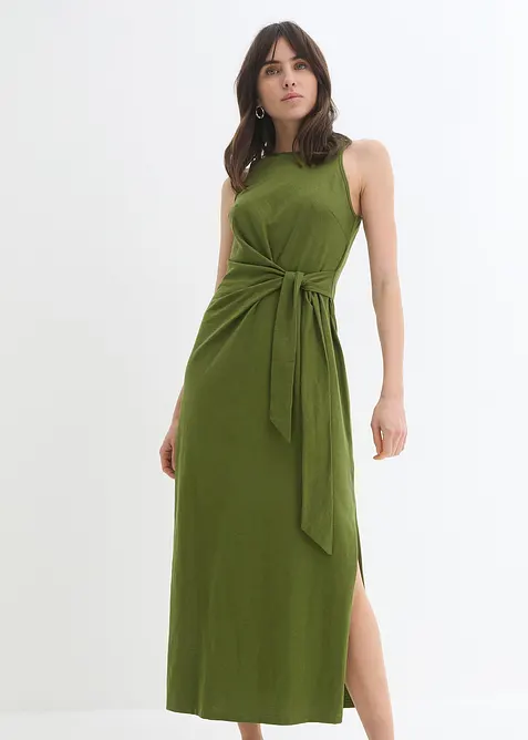 Robe longue à nouer sur le côté, bonprix