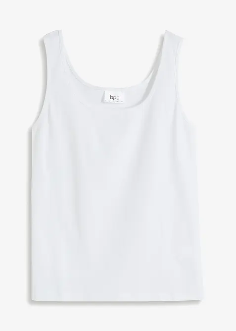 Ripp-Top aus reiner Baumwolle, bonprix