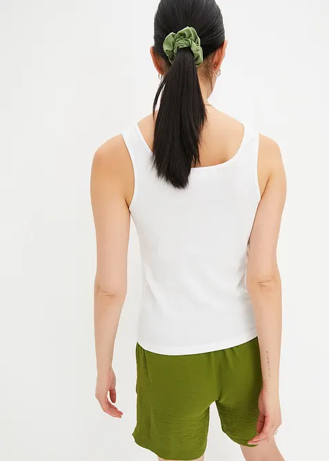 Ripp-Top aus reiner Baumwolle, bonprix