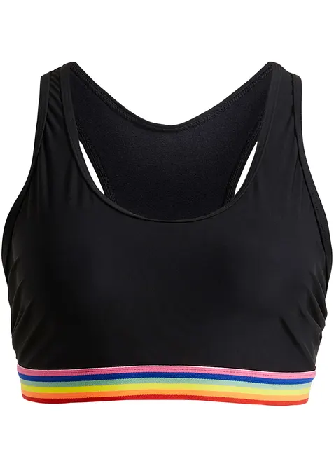 Haut de maillot brassière, maintien léger, bonprix