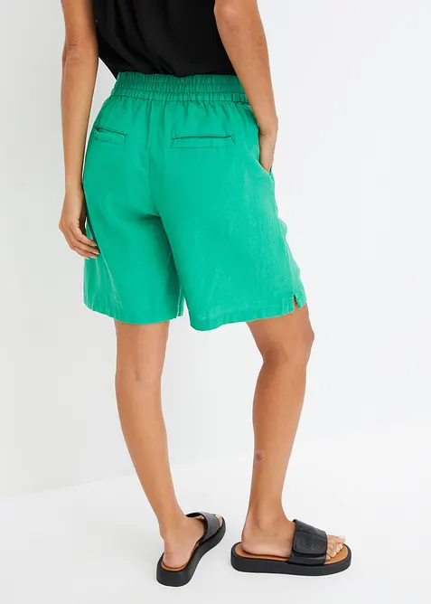 Schlupf-Bermuda aus luftigem Leinen-Mix, bonprix