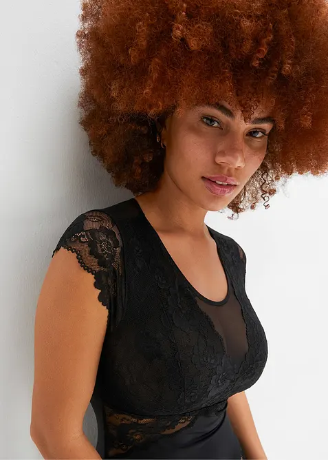 Body ohne B&uuml;gel mit zarter Spitze, bonprix