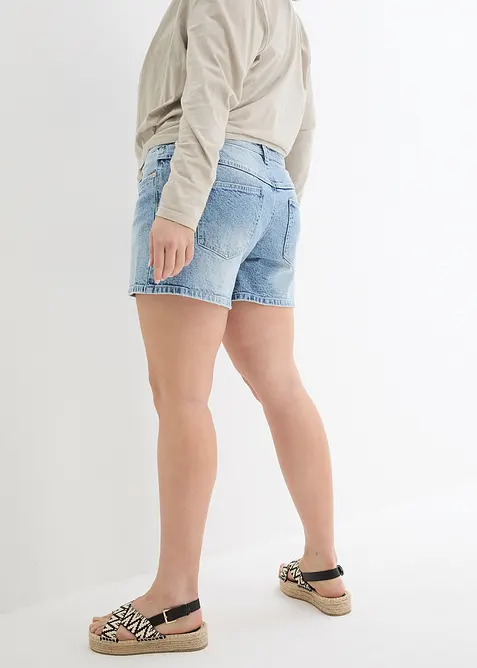 Short en jean, taille mi-haute, bonprix