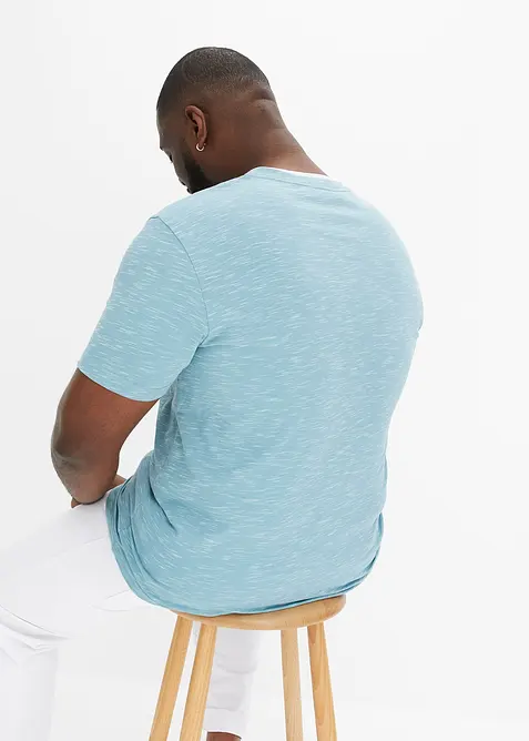 T-shirt 2 en 1 chiné, bonprix