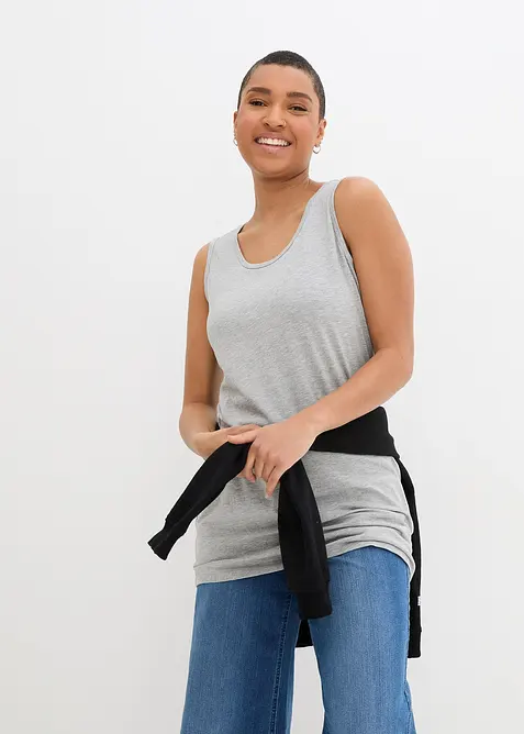 Long-Top, 2er-Pack, bonprix