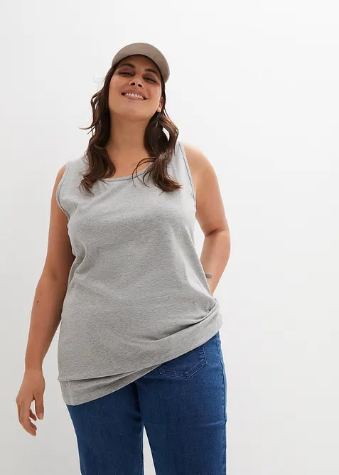 Long-Top, 2er-Pack, bonprix