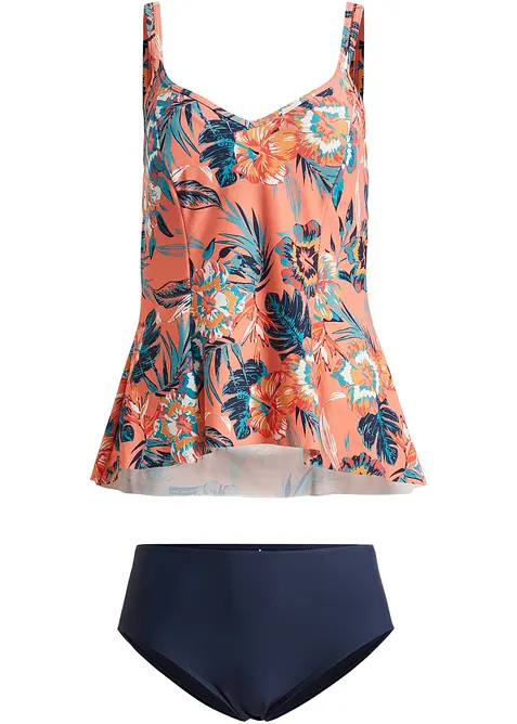Tankini (2-tlg.Set) mit V-Ausschnitt, bonprix