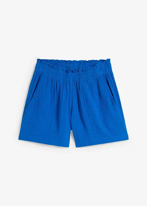 Musselin-Shorts aus reiner Baumwolle, bonprix